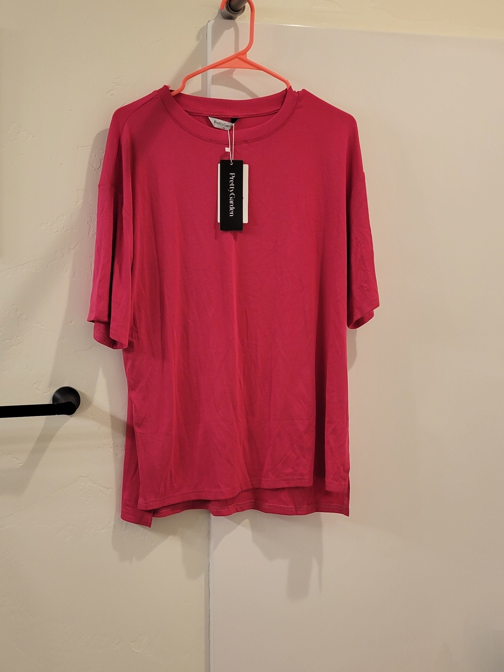 Hot Pink NWT Med Pretty Garden Top Oversized